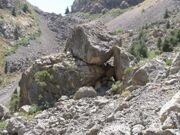 Uzbekistan mountains. Urungach lake hiking