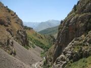 Uzbekistan mountains. Urungach lake hiking