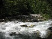 Uzbekistan. trekking to Aksarsay waterfall 