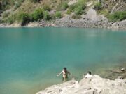 Urungach lake Pskem mountain range Uzbekistan.JPG