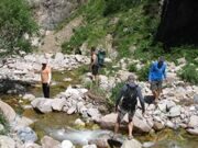 Uzbekistan mountains .Gulkam canyon 