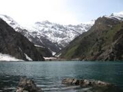 Urungach lake Pskem mountain range Uzbekistan.jpg