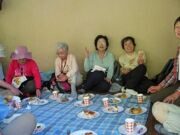 Uzbekistan. Picnic on the bank of Aksarsay river 