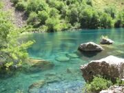 Uzbekistan mountains. Urungach lake hiking