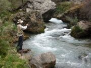 Uzbekistan Nauvalisay river trout fishing